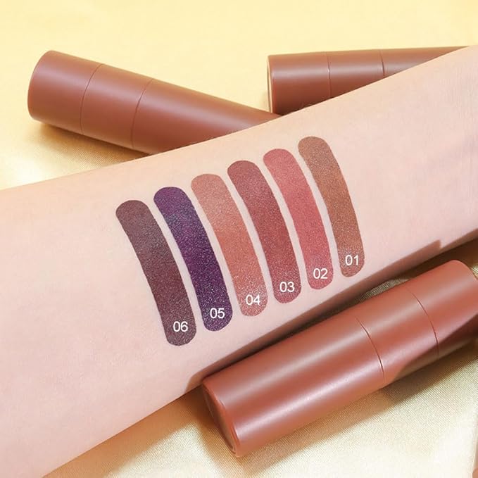 AMY'S DIARY Matte Crayon Lip Liner Lipstick Makeup, Precision Tip Matte Lip Crayon, Longwear Up To 24Hrs,Matt Lip Liner Make Up Smudge-Proof Lip Contour Waterproof for Women (Milk Tea, Regular)