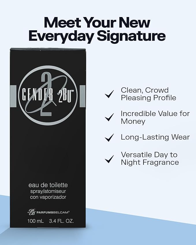 PB ParfumsBelcam Gender 2 BU Eau De Toilette Spray, Our Version of a Designer EDT, 100ml