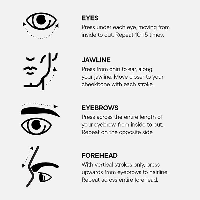 TOOLETRIES The Endswell - Face Tool for Skincare, Facial Beauty Roller - Stainless Steel Massager for Eyes, Face, and Skin Care - for Muscle Relaxing, Wrinkles, Dark Circles, and Fine Lines