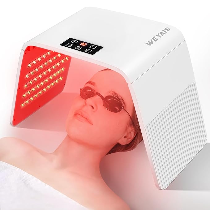 Red-Light-Therapy, Red Light Therapy for Face, 7 Colors Facial Led Light Therapy Face Mask,SPA Equipment for Skincare at Home