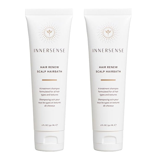 INNERSENSE Organic Beauty - Hair Renew Scalp Hairbath | Cleansing, Balancing, Moisturizing | Non-Toxic, Cruelty-Free, Clean Haircare (2 Pack - 2 fl oz | 59.1 mL each)