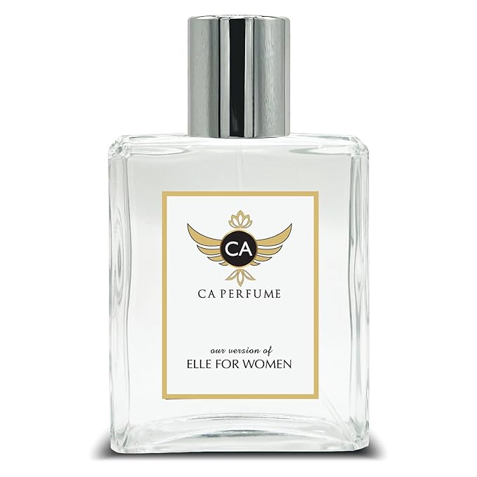 CA Perfume Impression of Elle for Women Eau De Parfum Amber Floral Scent Long Lasting Perfumes for Women Signature Scent for Day and Night Wear 3.4 Fl Oz 100ml