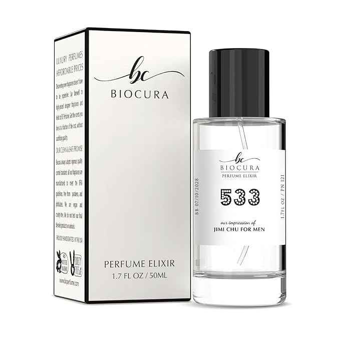 BC Perfume 533 Inspired by Jimi Chu For Men For Men Replica Fragrance Dupes Eau de Parfum Spray Bottle 1.7 Fl Oz/50ml-X1