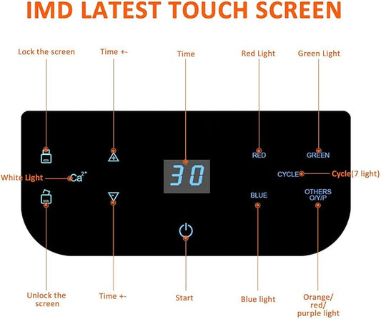 LED Red Light Therapy 7 Colors in 1 Face Mask Light Therapy Machine, Beauty Salon Home Spa Body Facial Skin Care Rejuvenation Device