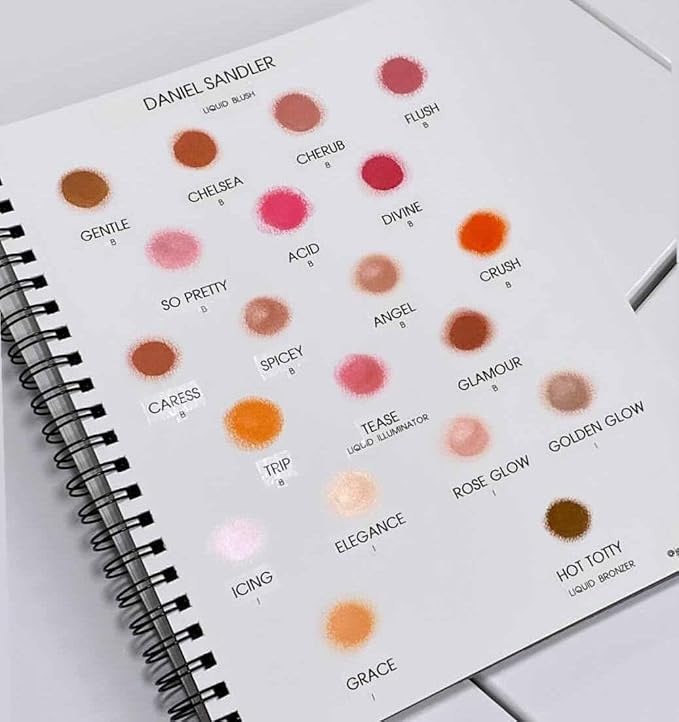 Daniel Sandler Watercolor Liquid Blush — Buildable, Blendable & Long-Lasting Liquid Blush for Cheeks, Lips, & Eyes — Lightweight & Water Resistant — For All Skin Types — Flush