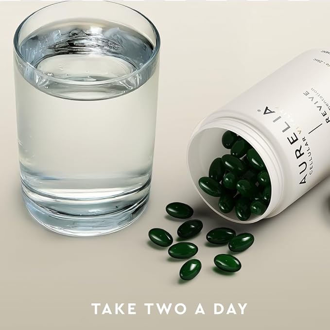 AURELIA Hair Revive | Advanced Cellular Anti-Aging Supplement | Support Hair Growth & Fuller, Healthier Hair | with Zinc, Resveratrol, Niacinamide, Ergothioneine, Keranat & Cooper