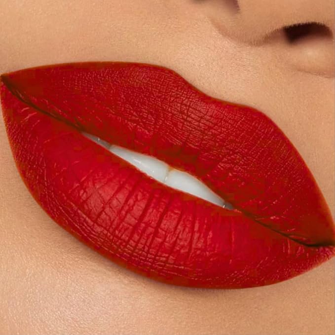 M2U NYC Red Matte Liquid Lipstick – Long Lasting High Impact Color with Up to 17H Wear – Matte Lipstick for Women – No Budge, Lightweight Creamy Vegan Formula Infused with Jojoba Oil - Blood