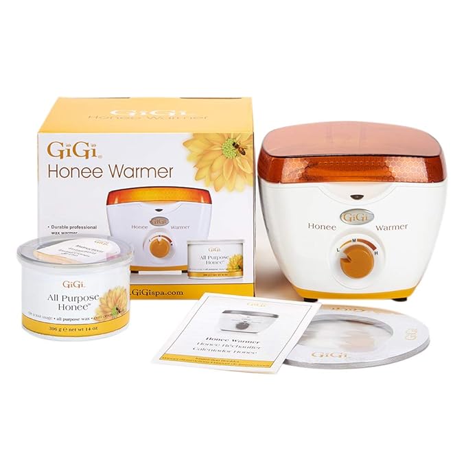 GiGi Hair Removal Wax Warmer, with All Purpose Honee, for 14 oz Wax Cans