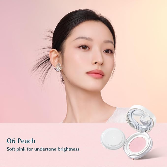 Florasis Flawless Jade Matte Breathable Color Long Lasting Correcting Loose Powder (06 Peach, 1 Count)