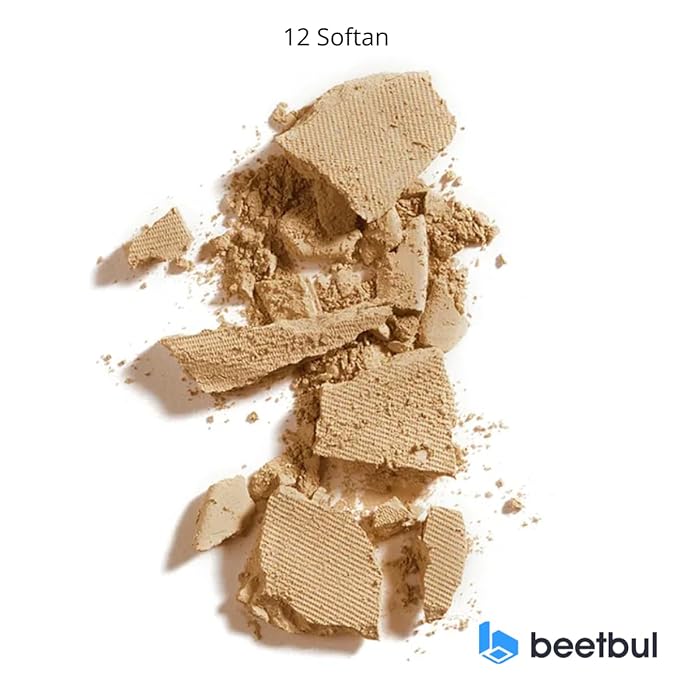 Beetbul Makeup & Exfoliation Kit - Bissú Compact Powder + 1 Medium Velvet Puff + 2 Finger Puffs + 1 Facial Exfoliating Sponge (12 Softan, One Size)