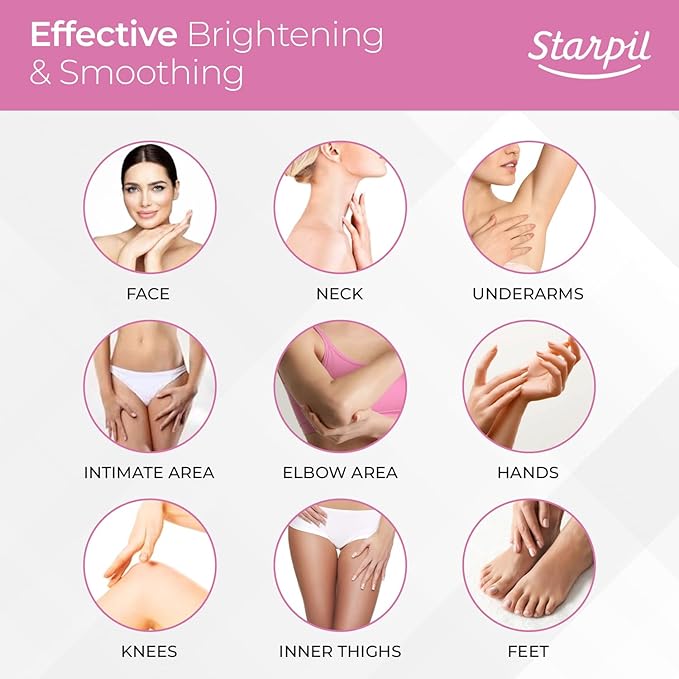 Starpil Wax 1000g / 2.2 lb Pink hypoallergenic Hard Wax Beads for body Hair Removal, Stripless Body Wax Beans, Polymer Blend Bikini Wax, Coarse Hair Removal hypoallergenic Beads for Sensitive Skin