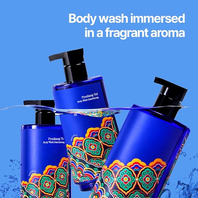 Pyunkang Yul PKY Dancheong Body Wash, Moisturizing Cleanse, Natural Scents with Essential Oils, Inspired by Fade-Resistant Korean Dancheong, Zero Irritation, Korean Skincare (11.83 Fl. Oz, 350ml)