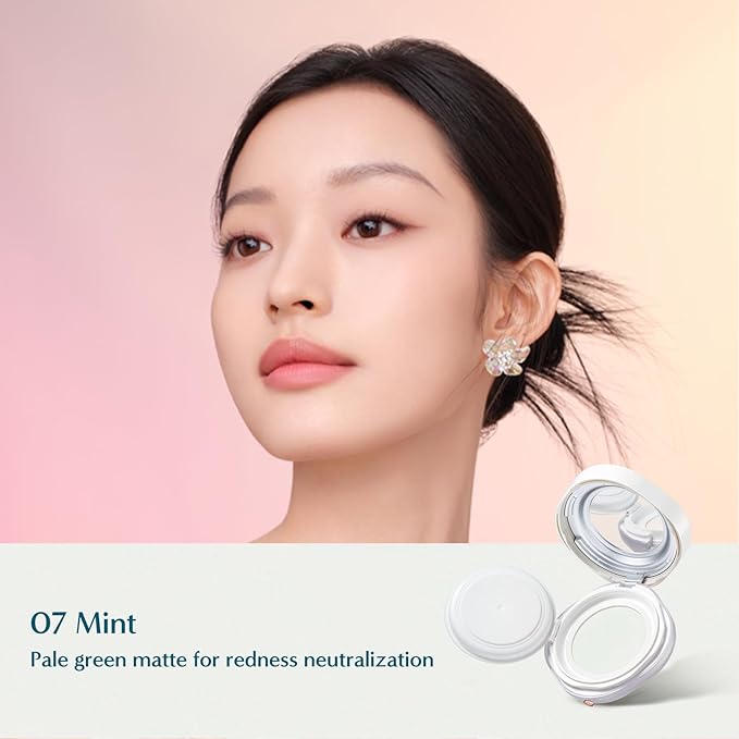 Florasis Flawless Jade Matte Breathable Color Long Lasting Correcting Loose Powder (07 Mint, 1 Count)