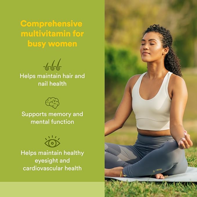 Natural Factors Whole Earth & Sea Women's Multivitamin & Mineral, Whole Food Supplement, Vegan, 120 Tablets