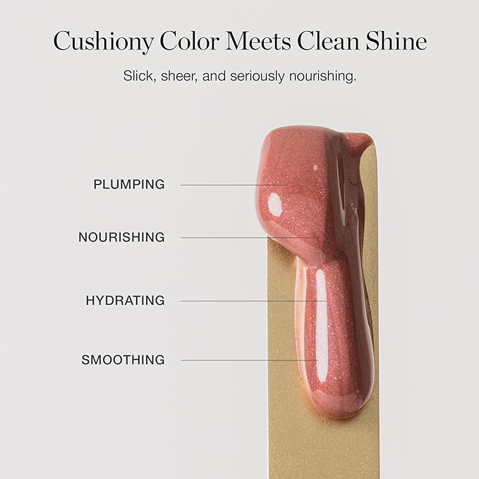 Ogee Glimmer Lip Gloss Trio - Limited Edition Holiday Makeup Gift Set - Includes Anemone, Poppy & Freesia - Certified Organic Lip Gloss for Women