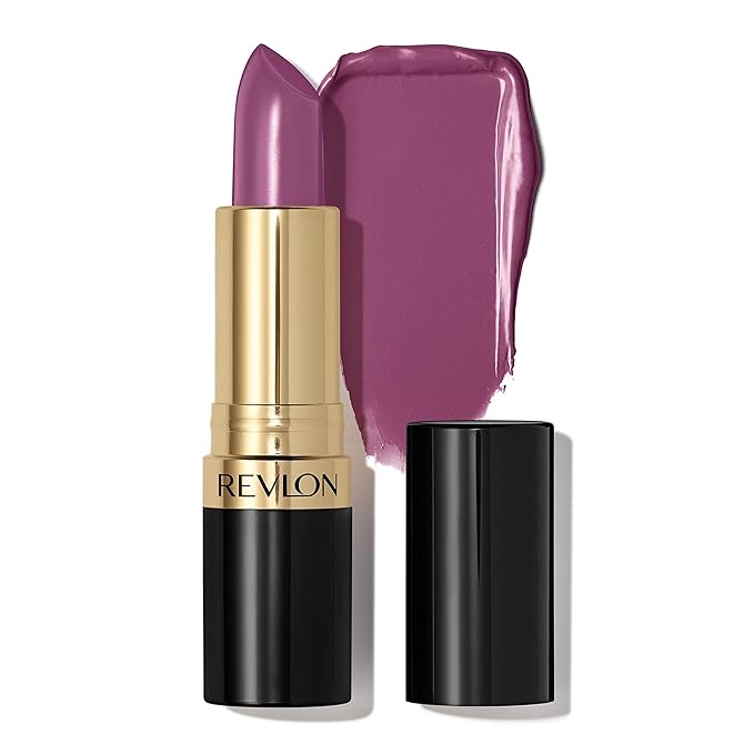 Revlon Super Lustrous Lipstick, Creamy Formula For Soft, Fuller-Looking Lips, Moisturized Feel, 660 Berry Haute, 0.15 oz