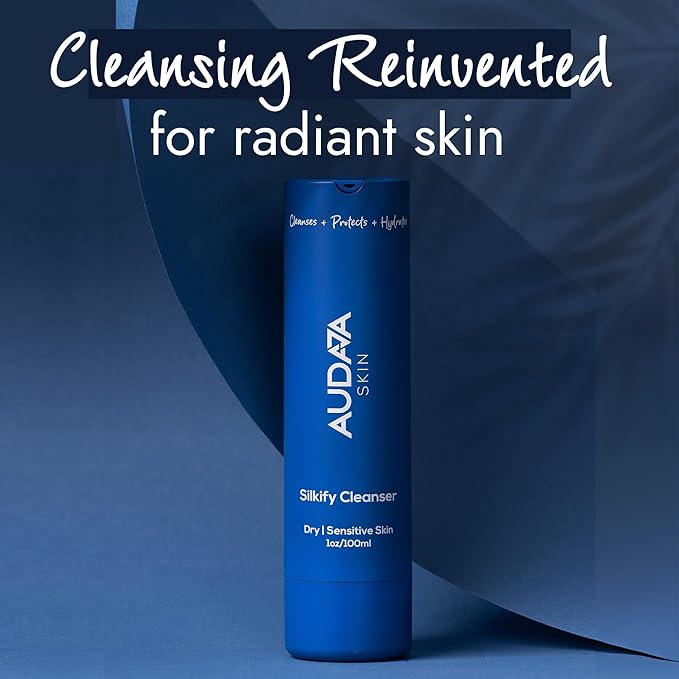 Silkify Cleanser for Dry & Sensitive Skin – Aloe Vera, Apple Stem Cell, Burdock Root & 0.2% Citric Acid – Hydrating, Soothing, Professional-Grade Face Wash – Made in USA, Cruelty-Free