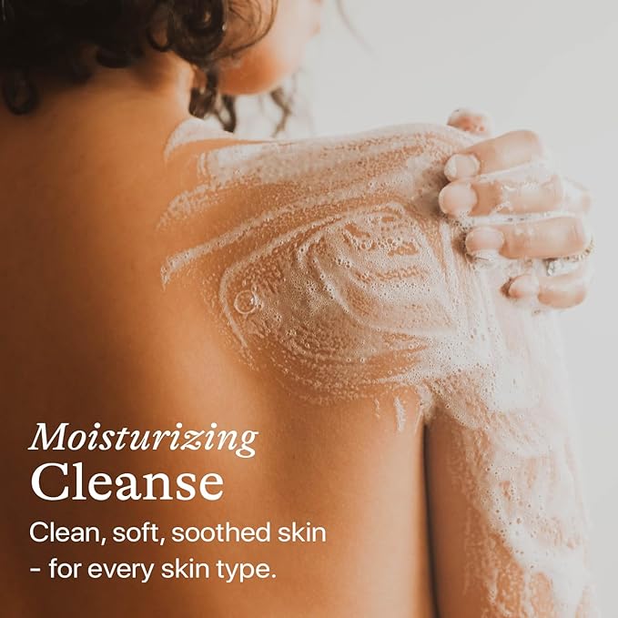 Vanilla Coconut Shower Gel Body Wash - USA Made with Organic & Natural Ingredients, Moisturizing Cleansing Gel for Women, Gentle & Non Toxic Daily Wash for Sensitive Skin, Clean Body Soap Liquid