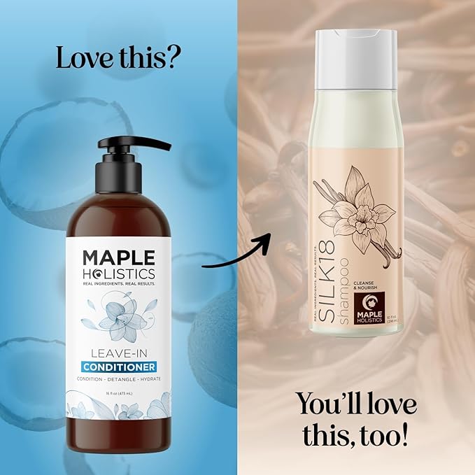 Leave In Conditioner for Dry Damaged Hair - Ultra Moisturizing Deep Conditioner for Dry Damaged Hair and Frizz Control with Silk Amino Acids - Smoothing Leave In for Curly Hair Moisturizer