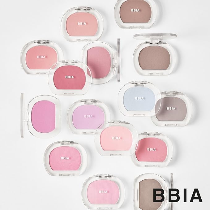 BBIA Last Blush NEW 15 Colors - Cheek Blush Shaping Shading Contour & Highlight Long-Lasting Matte Finish Natural Shades Buildable & Blendable Daily Korean Face Makeup (05 LAVENDER, Pack of 1)