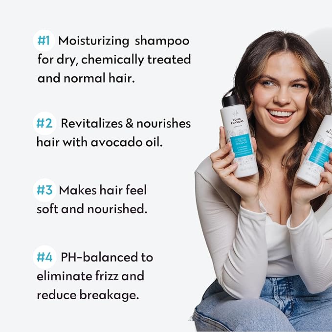 No Nothing Moisturizing Shampoo - Fragrance Free for Dry Hair and Sensitive Scalp - Hydrating, Hypoallergenic, Vegan, Paraben Free and Clear - 10.15oz