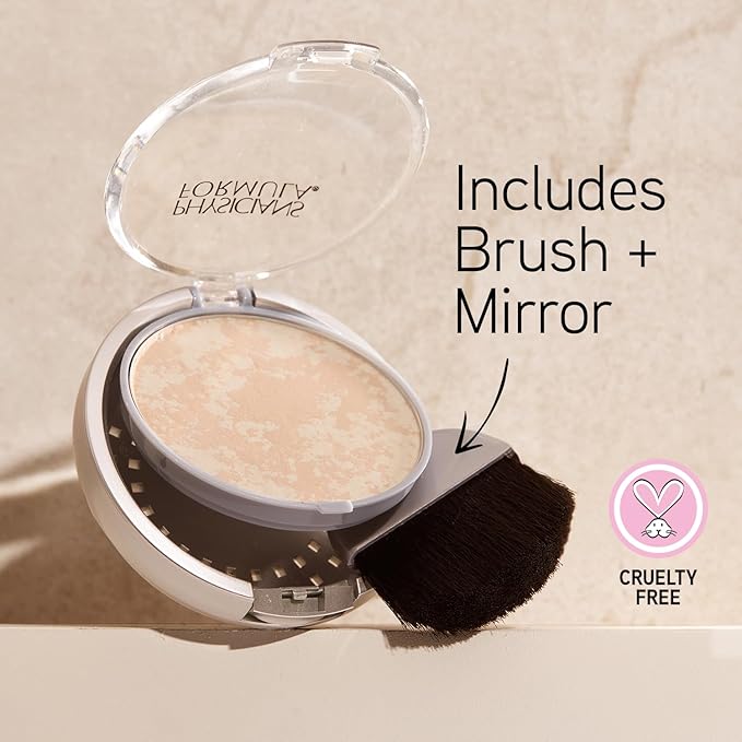 Physicians Formula Mineral Wear Talc-Free Face Powder, Light Coverage Mineral Makeup for Sensitive Skin – Buff Beige