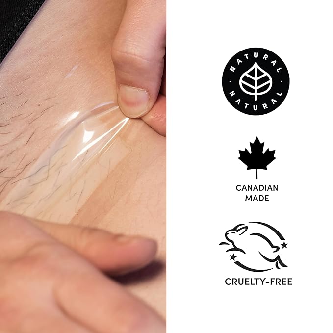 Parissa Bikini Wax Strips Kit | Ready-to-Use Hair Removal for Bikini, Brazilian & Underarm | Natural, Sensitive Skin Formula with Post-Wax Ultra Soothe Oil | 36 Strips (18 x 2), 3 Sizes