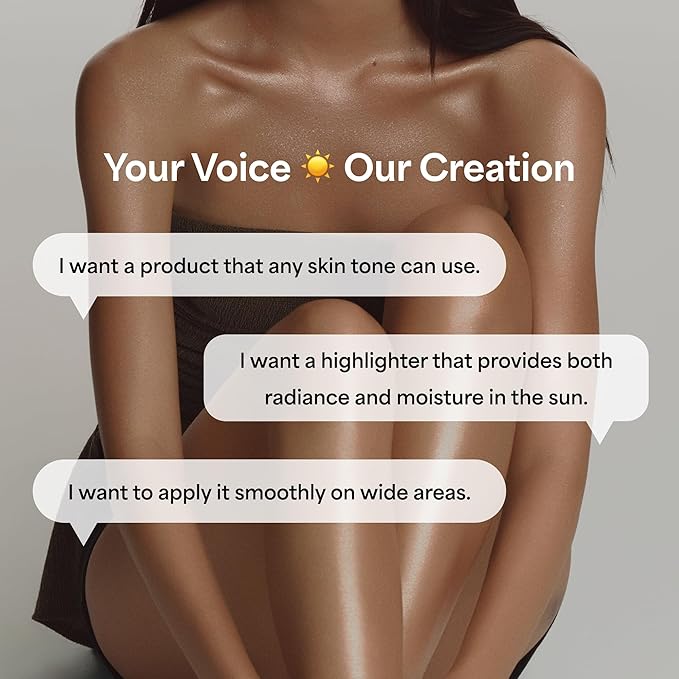 ENTROPY MAKEUP Glow Serum Body Highlighter, 75% Water-Rich Serum with Skincare Ingrediants, Buildable Radiance, Silky Lightweight for Face & Body, Soft Golden Beige Bronzer, Honey Lit