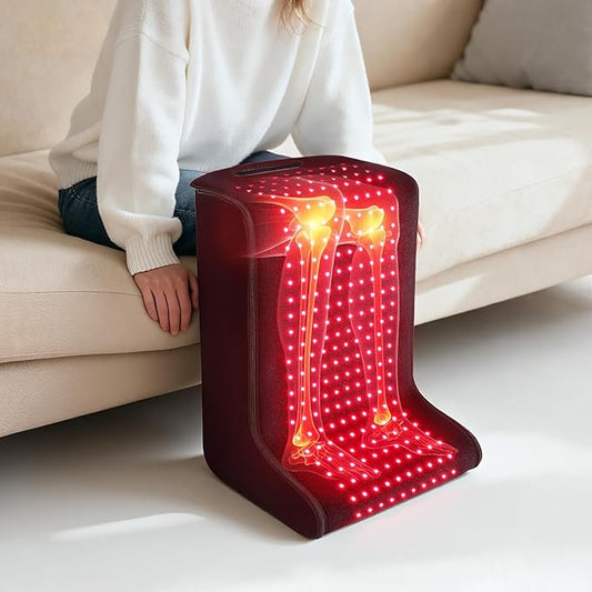 Red Light Therapy for Feet,Infrared Light Therapy Device for Body with Pulse Mode and Timer,450Pcs 3-1 Lamp Beads, Wearable 660nm&850nm Red Light Therapy Mat for Body at Home Office