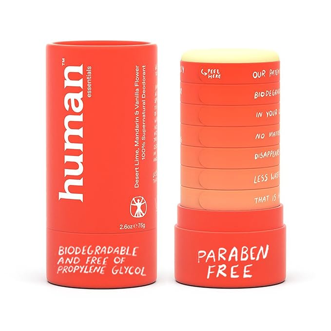 Natural Deodorant | Alumium Free, Plant-Based, Baking Soda & Plastic Free | Long-Lasting Protection for Sensitive Skin | Vegan and Eco-Friendly MADE IN USA