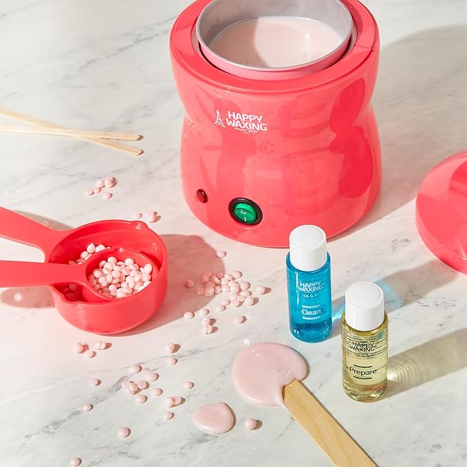 Complete Waxing Kit for Women - All-Purpose, Low-Temp, Salon Quality - Wax Warmer, Hard Wax Beads for Sensitive Skin & Lotions - Hard Wax Kit perfect for Brazilian Waxing