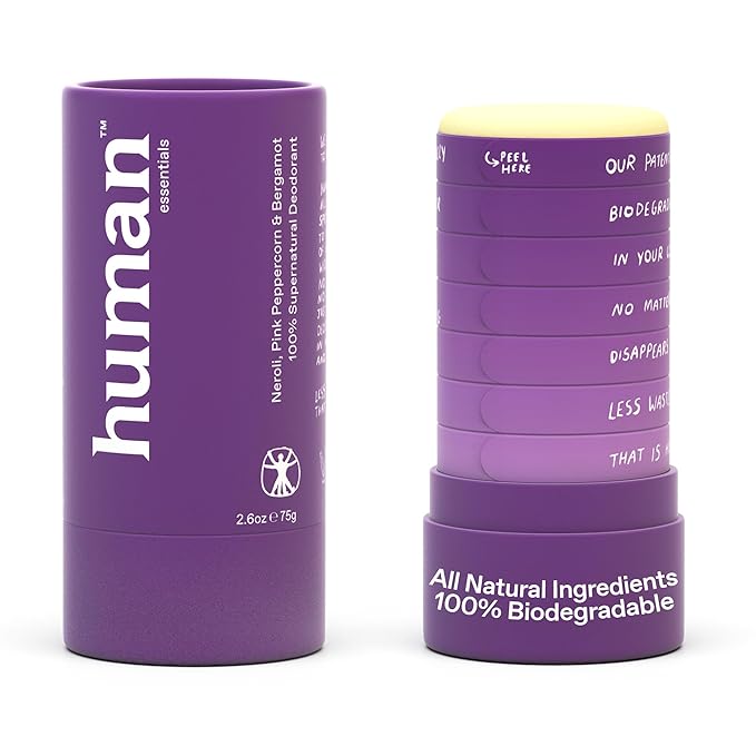 Natural Deodorant | Alumium Free, Plant-Based, Baking Soda & Plastic Free | Long-Lasting Protection for Sensitive Skin | Vegan and Eco-Friendly MADE IN USA