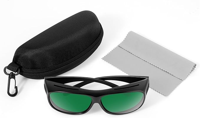 Red Light Therapy Glasses, Tanning Bed Goggles for Eye Protection(600nm-1000nm)