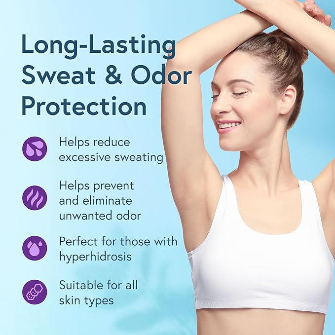 Creda Fresh Anti Perspirant Deodorant Men & Women - Aluminum Free Deodorant with Lavender - Long Lasting Foot Deodorant Spray for Stinky Feet - Odor Control & Anti Sweat Deodorant for Hyperhidrosis