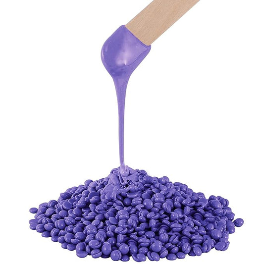 2.5 lb Body Wax Beads for Hair Removal, Brazilian Waxing Beads Bulk for Sensitive Skin Coarse Hair, Bikini Face Leg Armpit Back Chest with 20 Sticks, For At-Home and Professional Salon Use, Black