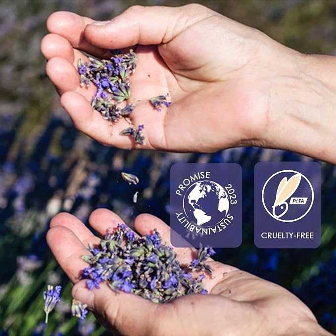 Wax Beads, 1lb Hard Wax Beans for Hair Removal Sensitive Skin with Lavender Formula Waxing Beads for Full Body Brazilian Bikini Face Eyebrow at Home Wax Refill for Women Men