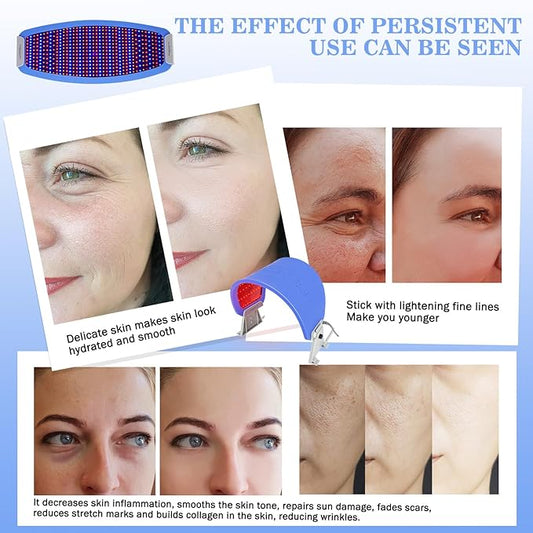 3 Color LED Photon Red Light Therapy Face Mask Body Beauty Machine Skin Rejuvenation Skin Care