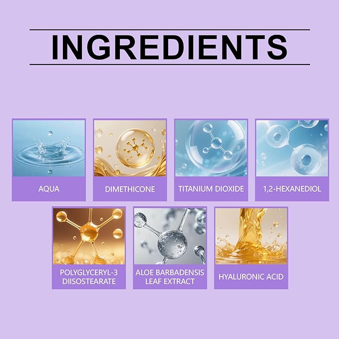 Aesthetic BB Cream, Lightweight Tinted Moisturizer with Medium Coverage, Oil-Control Blemish Balm, Long-Lasting Foundation Makeup Base for Oily/Combination Skin, Korean Makeup, 1.23oz (Natural)