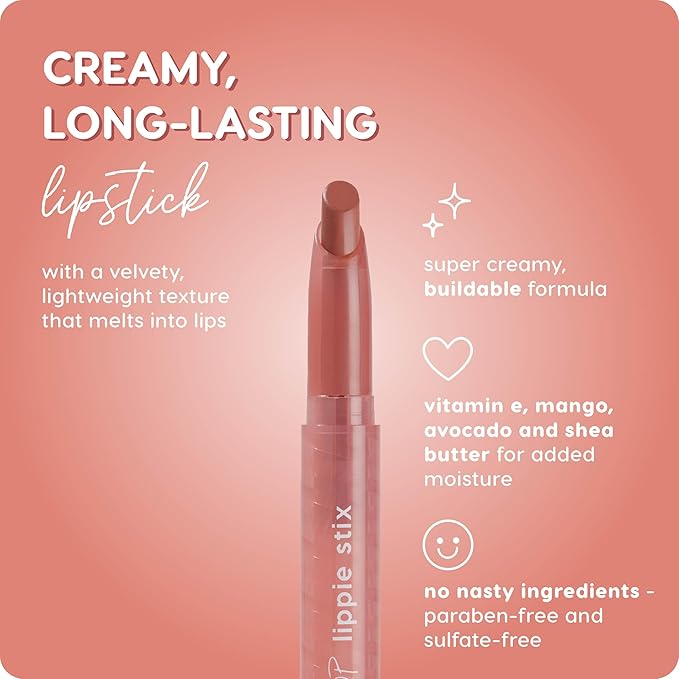 ColourPop Lippie Stix - Long-Lasting Matte Lipstick Formulated with Vitamin E & Shea Butter for All Day Moisture - Richly Pigmented Terracotta Lipstick - Paraben and Sulfate Free - Brink (0.4 oz)