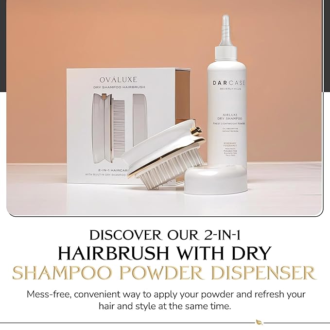 DARCASE Premium Dry Shampoo for Women - Non Aerosol Dry Shampoo Powder - Talc-Free & Hair Refreshing Powder Shampoo for Men & Women - For All Hair Types - 6.5oz - Rosemary