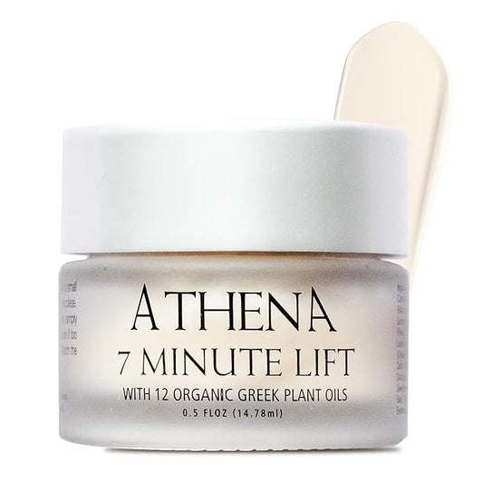 Athena 7 Minute Lift – Organic Lifting & Firming Serum – Visibly Tightens Eye, Neck & Face in 7 Minutes – Reduces Wrinkles & Fine Lines
