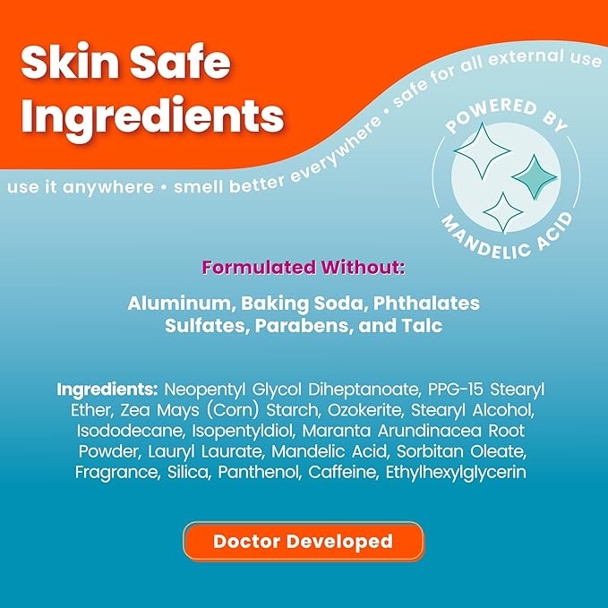 Lume Whole Body Deodorant - Smooth Solid Stick - 72 Hour Odor Control - Aluminum Free, Baking Soda Free and Skin Loving - 2.6 Ounce (Pack of 3) (Unscented)