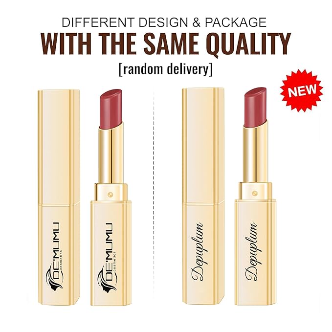 Purple Lipstick for Women Hydrate Lipstick Glossy Moisture Lip Gloss Sheer-Medium Coverage Long Lasting Lipsticks for Dry Lips, DM92 Purplish Red