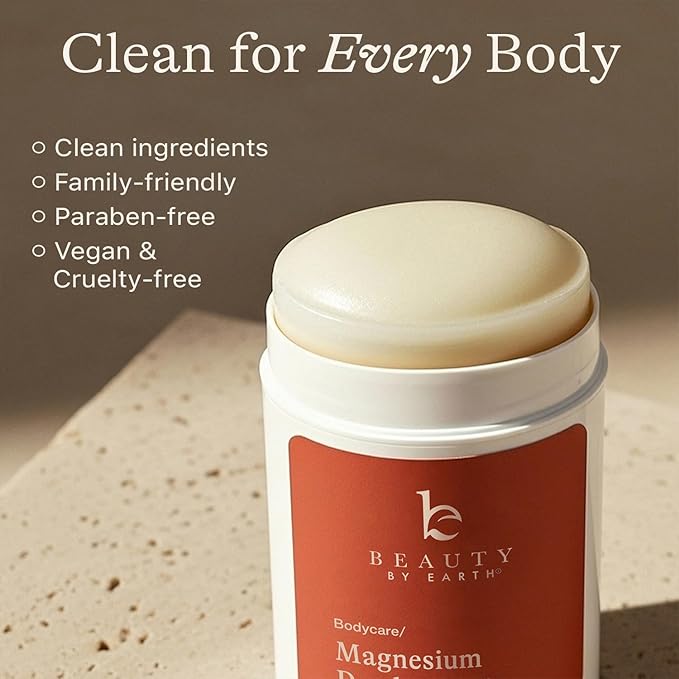 Aluminum Free Deodorant for Women & Men - USA Made with Natural & Organic Ingredients, Fresh Long-Lasting Odor Protection, Baking Soda Free, Non-Irritating Magnesium Deodorant, Sensitive Skin Safe