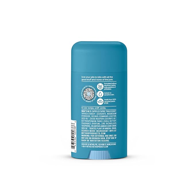 Method Deodorant, Glacier + Granite, 24 Hour Odor Protection, 2.65 oz