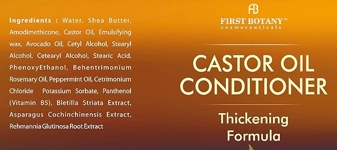 Castor Oil Shampoo and Conditioner - An Anti Hair Loss Set Thickening formula For Hair Regrowth, Anti Thinning Sulfate Free For Men & Women Anti Dandruff Treatment - 16 oz