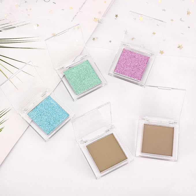 Erinde Single Taupe Matte Eyeshadow Palette, Natural Eye Shadow Makeup for Older Women, Neutral Nudes High Pigment Mini Monochrome Eyeshadow Sombra Para Ojos, Vegan & Cruelty-Free, C01 Elephant Grey