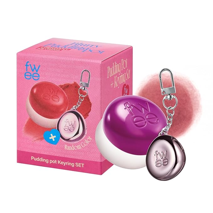 Blurry Pudding Pot + Keychain SET | Airbrushed Blush & Lip, Buildable Pigment, Long-lasting, Lightweight, Easy to Blend, Natural Soft Matte Finish Makeup – Hurt (Mauve Brown) | 0.17 oz