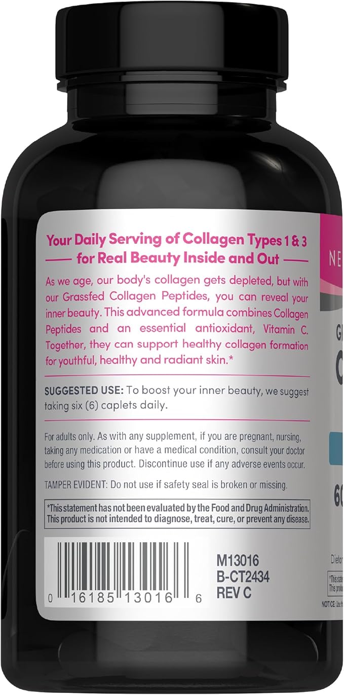 NeoCell Super Collagen Plus Vitamin C, Skin, Hair and Nails Supplement, Includes Antioxidants, Tablet, 360 Count, 1 Bottle