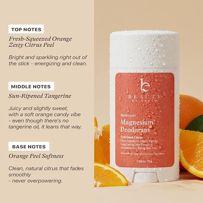 Aluminum Free Deodorant for Women & Men - USA Made with Natural & Organic Ingredients, Fresh Long-Lasting Odor Protection, Baking Soda Free, Non-Irritating Magnesium Deodorant, Sensitive Skin Safe